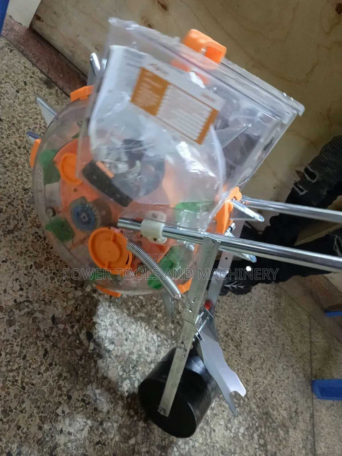 Commercial Seed Planter With Seeds and Fertilizer Pockets