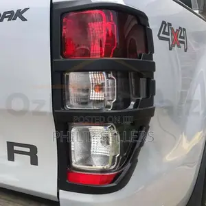 Suit Ford Ranger Matte Black Tail Light Cover Re