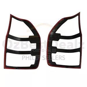 Suit Ford Ranger Matte Black Tail Light Cover Re