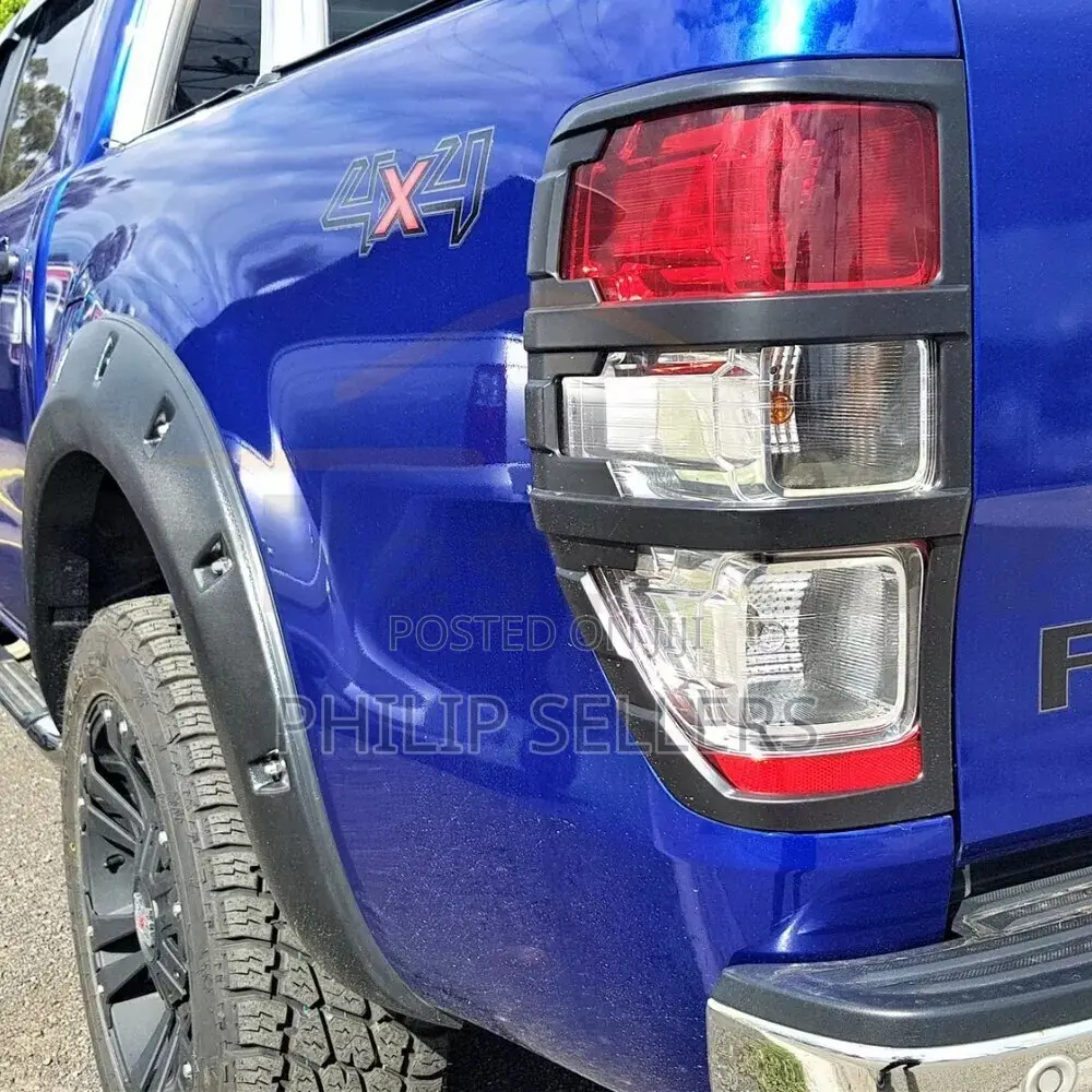 Suit Ford Ranger Matte Black Tail Light Cover Re
