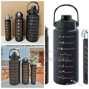 3pcs Motivational Water Bottle Set - thumbnail 2