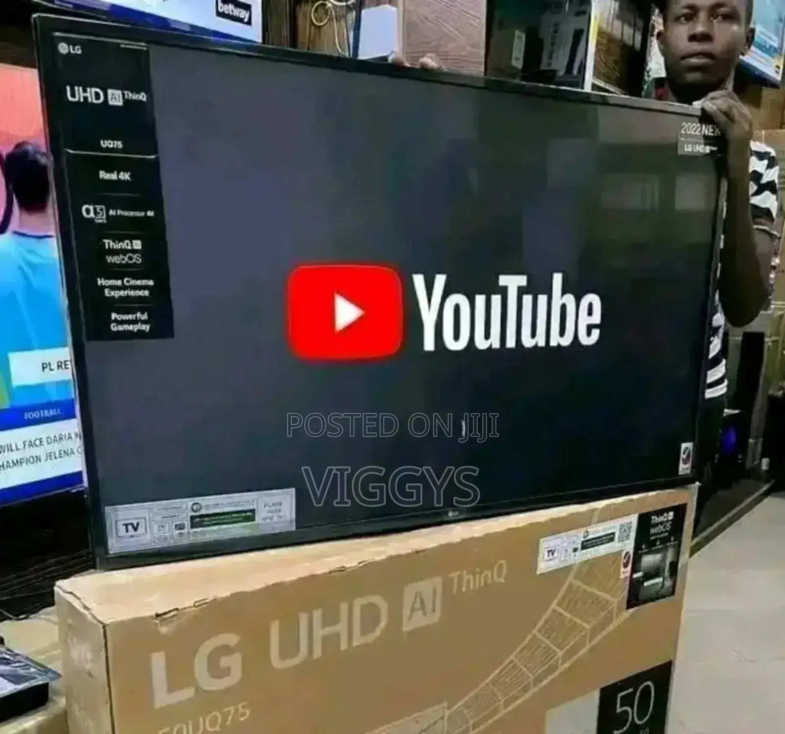 New 50 Inch LG UHD Smart Tv S-1