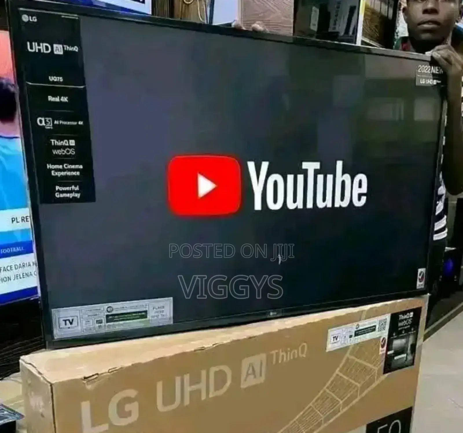 Youtube Netflix 50 Inch LG UHD Smart Tv U-5