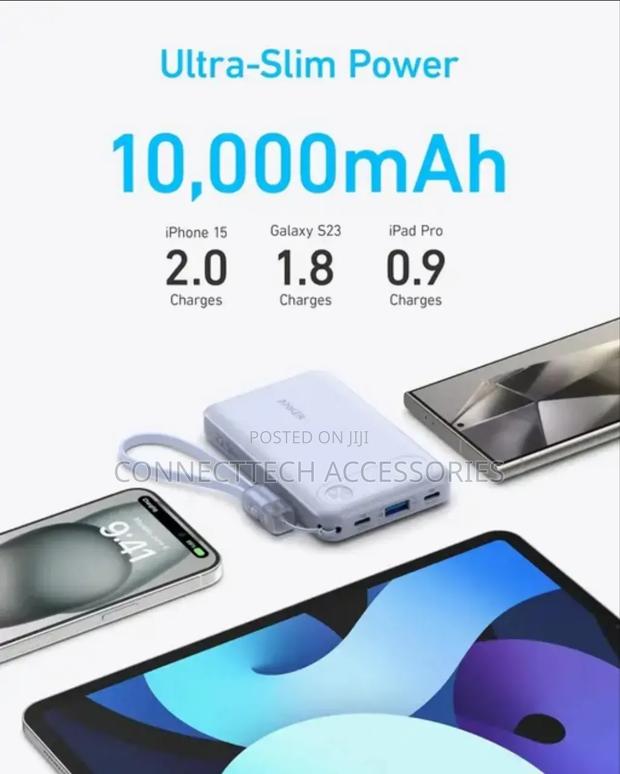 Anker Powerbank 10000mah Portable Charger With Builtin USB-C - thumbnail 3