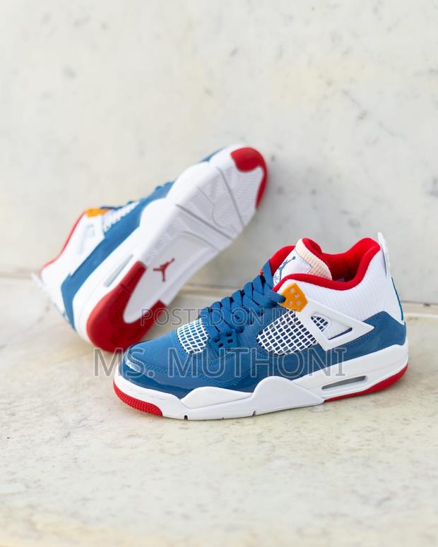 Air Jordan 4 Quality Leather Sneakers - thumbnail 4
