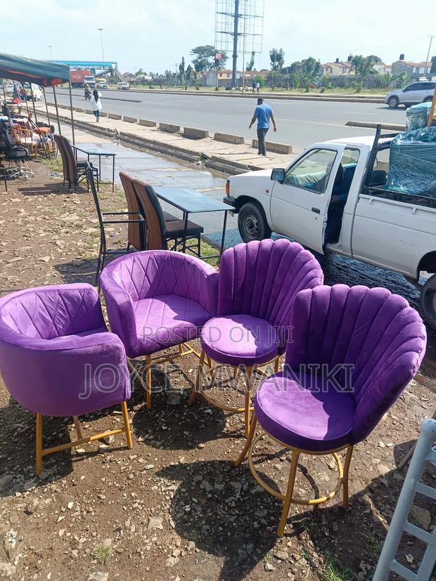 Manicure Seats, 4 Pieces, Purple  - main view