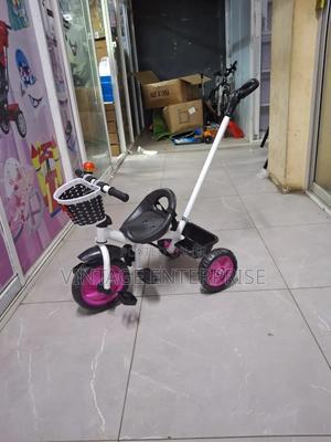 Kids Tricycle With Push Handle - thumbnail 2