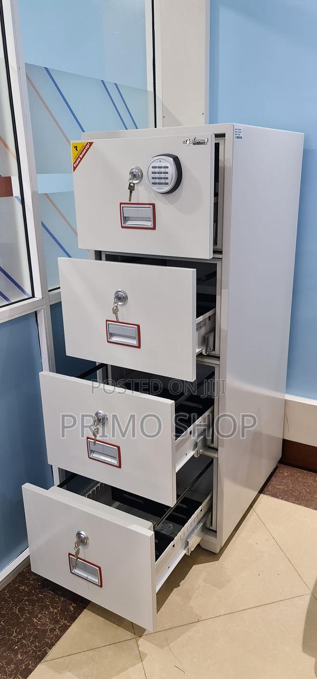 266kgs Diplomat Fireproof Safe, 4-Drawers Safe - thumbnail 2