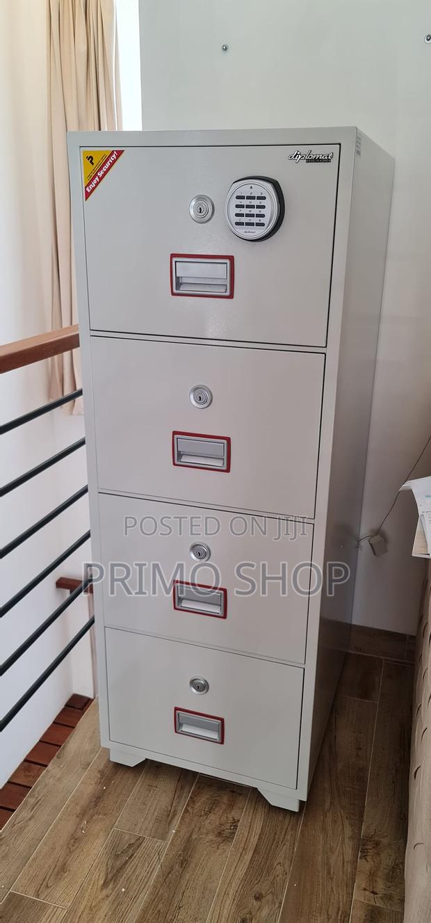 266kgs Diplomat Fireproof Safe, 4-Drawers Safe - thumbnail 4
