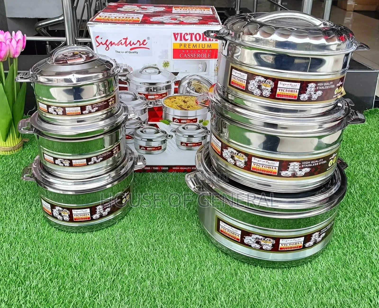 Signature *6pcs Stainless Steel Hotpots