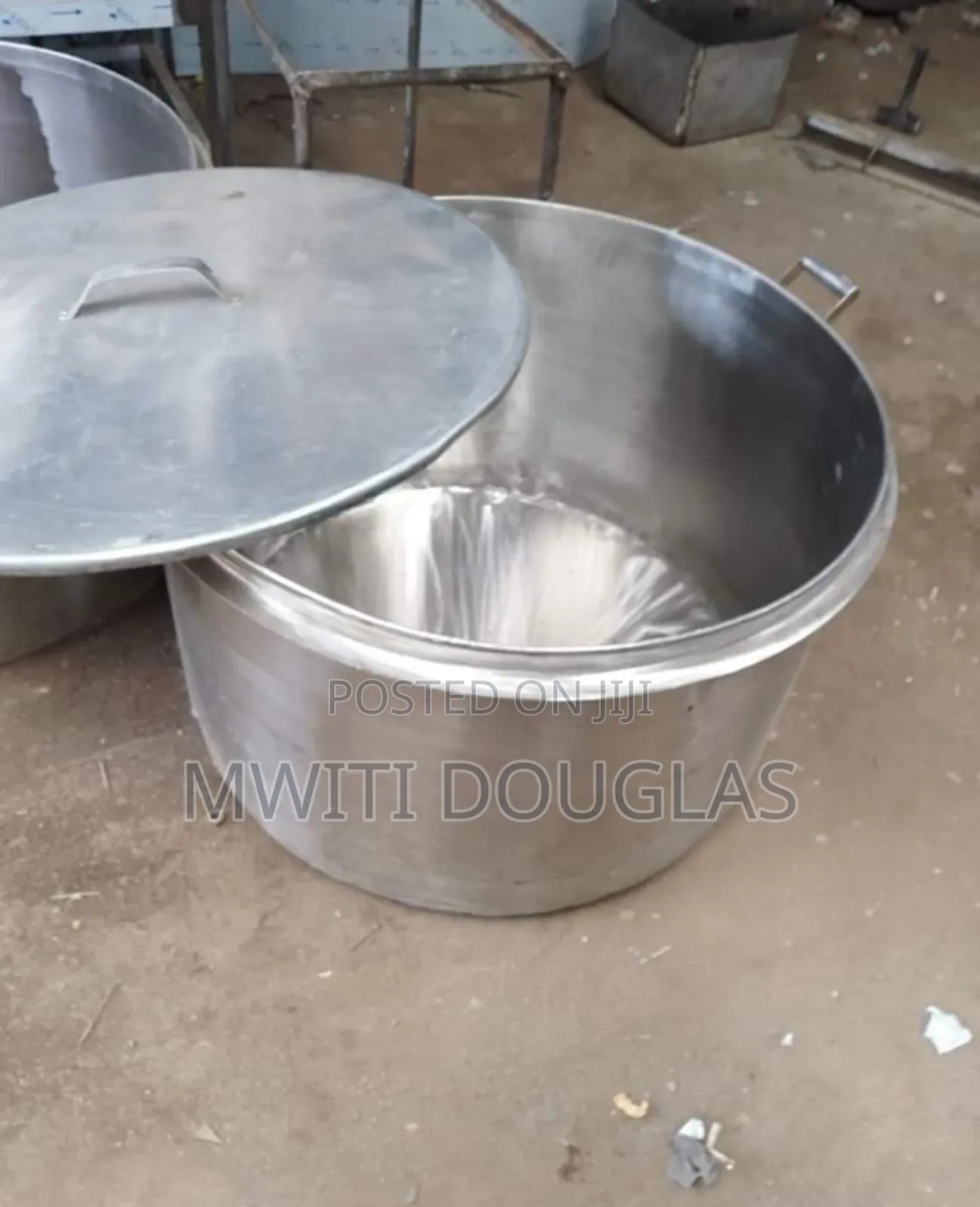 Top Quality Stainless Steel Sufuria With a Lid