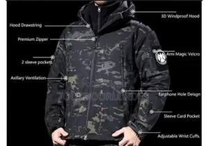 Black Cp Softshell Jackets