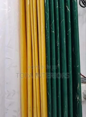 Dark Green and Yellow Window Curtains Velvet Window Curtains