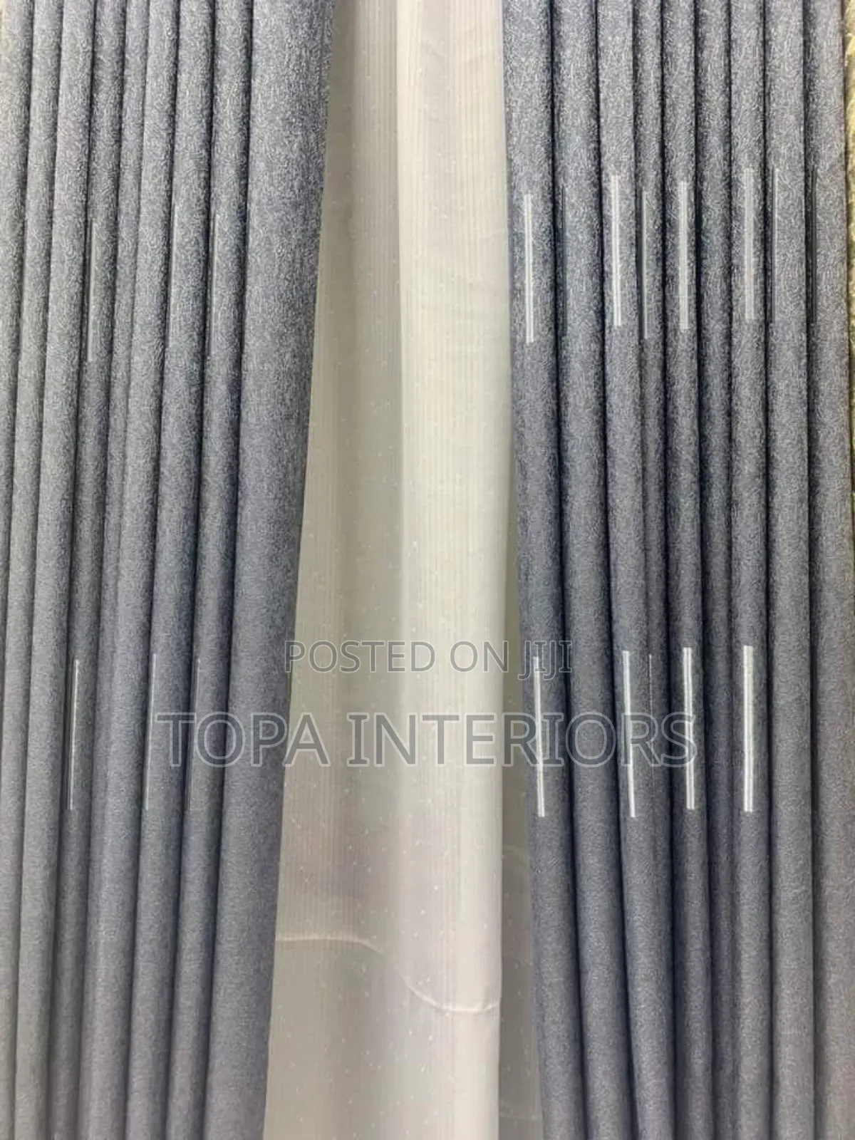 Elegant Grey Themed Window Decor Curtains House Curtains