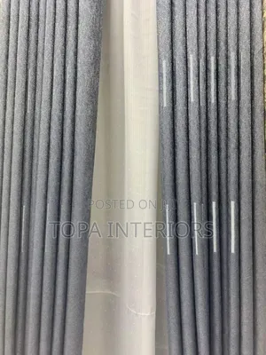 Elegant Grey Themed Window Decor Curtains House Curtains