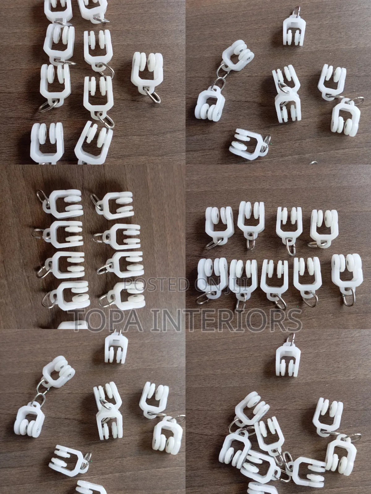 Drapery Curtain Rail Runners Bendable Curtain Rail Runners