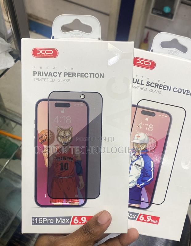 iPhone 16 Pro Max Clear/ Privacy Screen Protectors - main view