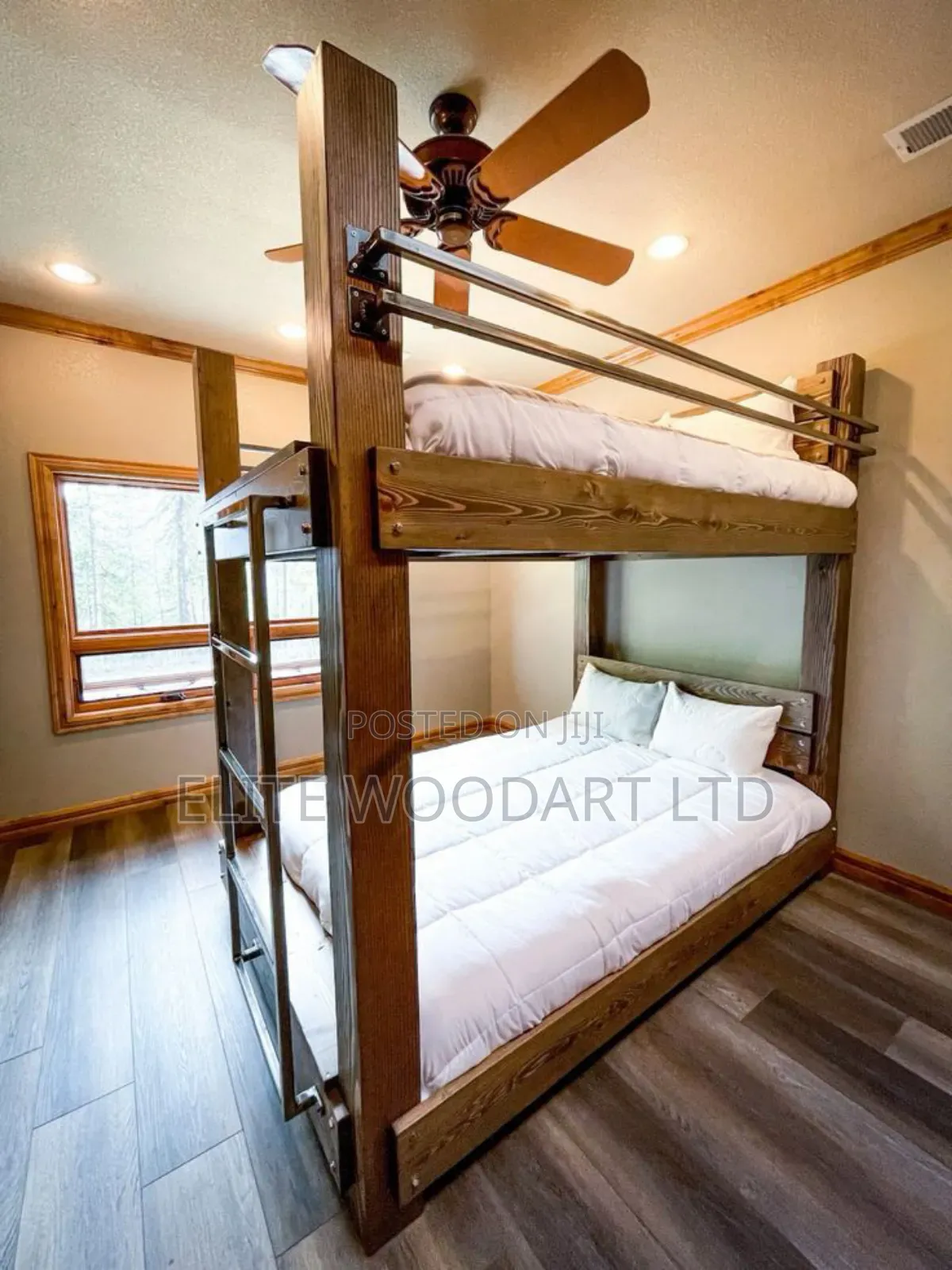 Rustic Bunk Bed (4x6below and Above)