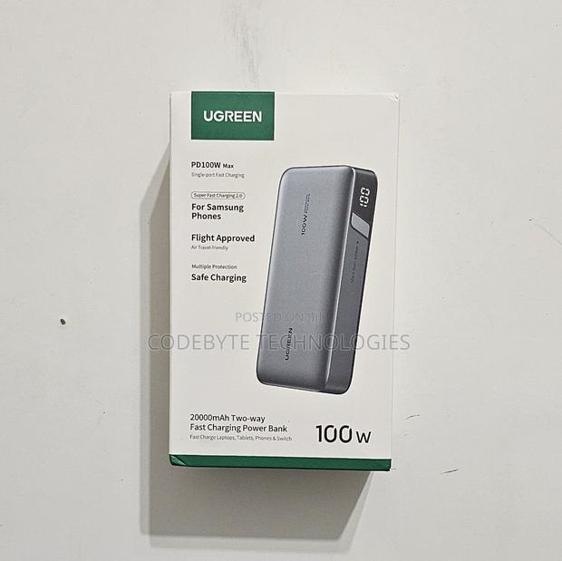 UGREEN 100W 20000mah Power Bank Two-Way Fast Charging - main view