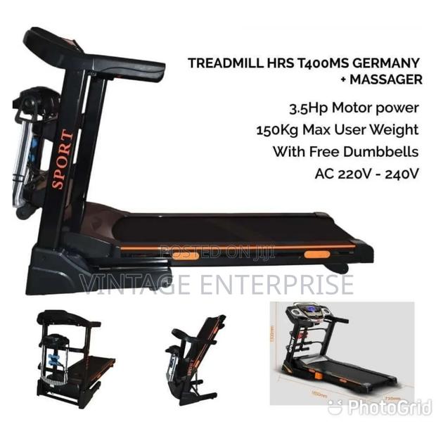 Auto Incline Treadmill With Massage Belt
