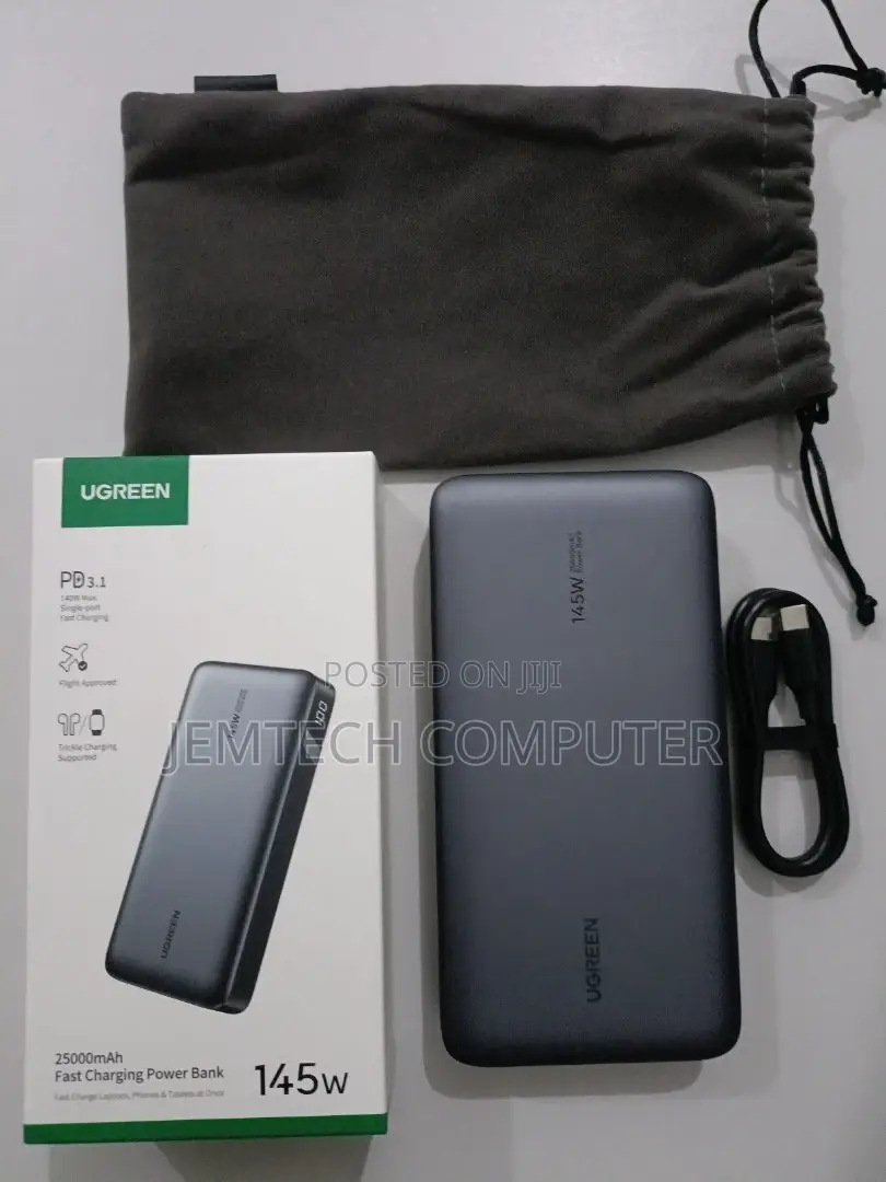 Ugreen 145W 25000mah 2-Way Fast Charging Power Bank"~(PB20)