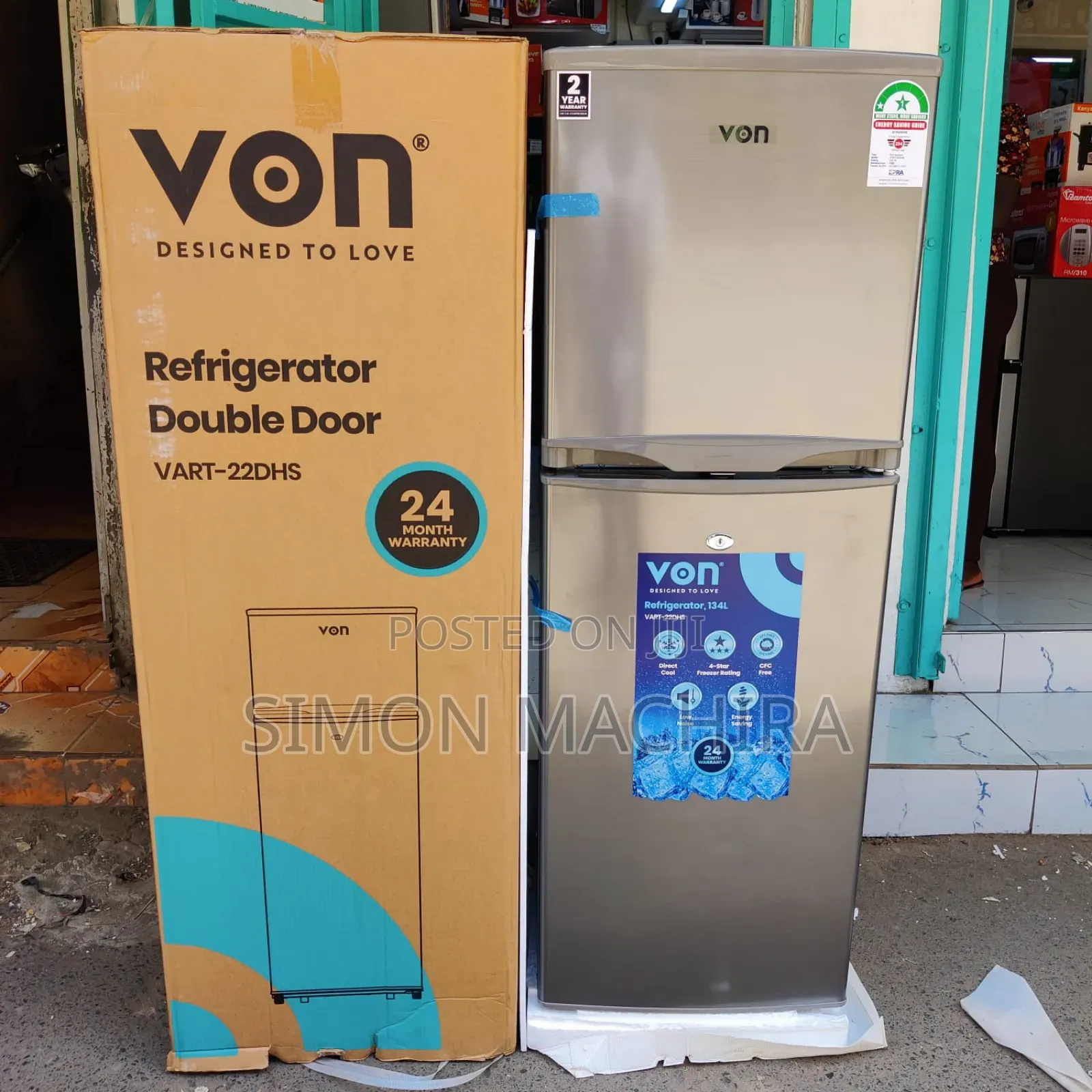 Von 134L Fridge