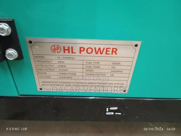Generator 12.5kva - Hl12500ds3 - thumbnail 4