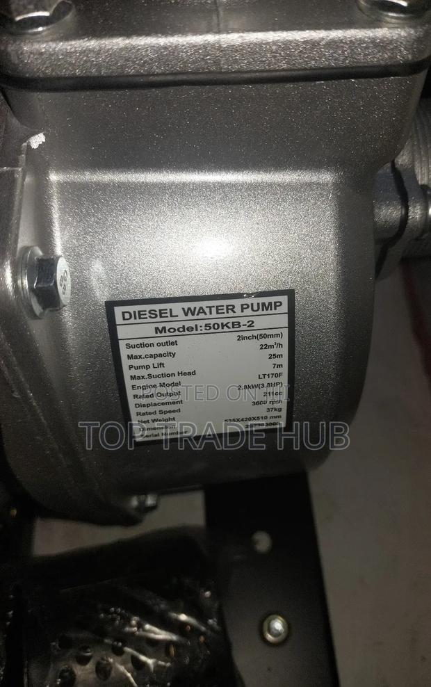 Pacwell Diesel Water Pump 2 Inch Outlet - thumbnail 2