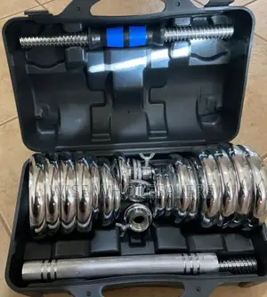 20kg Adjustable Chromed Cast Iron Dumbbell Weight• °°•√