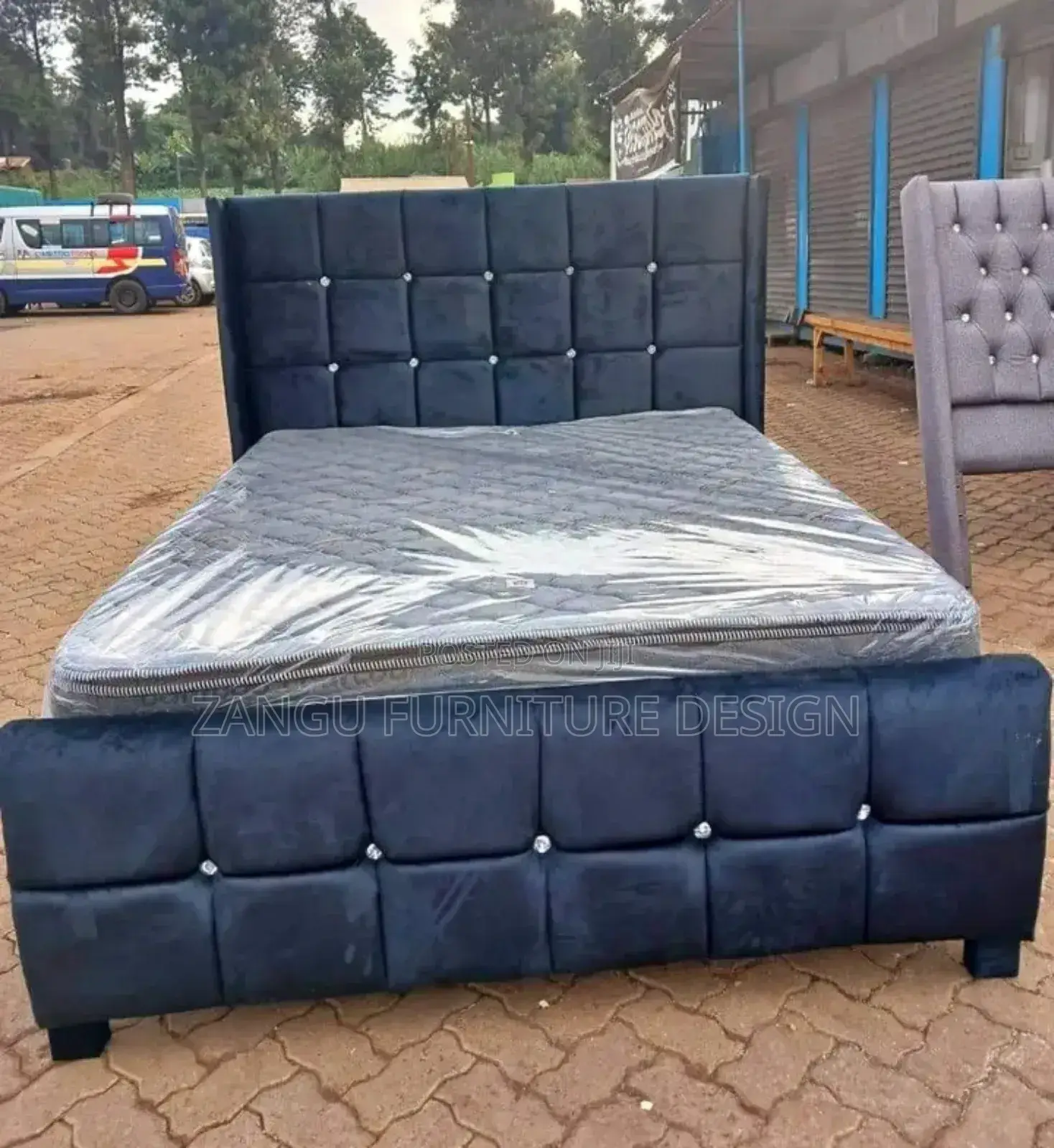 Fancy King Size Bed