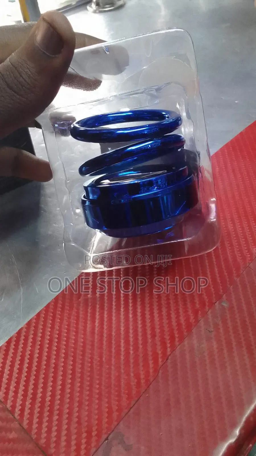 Metallic Blue Dashboard Solar Powered Ring Air Fresheners