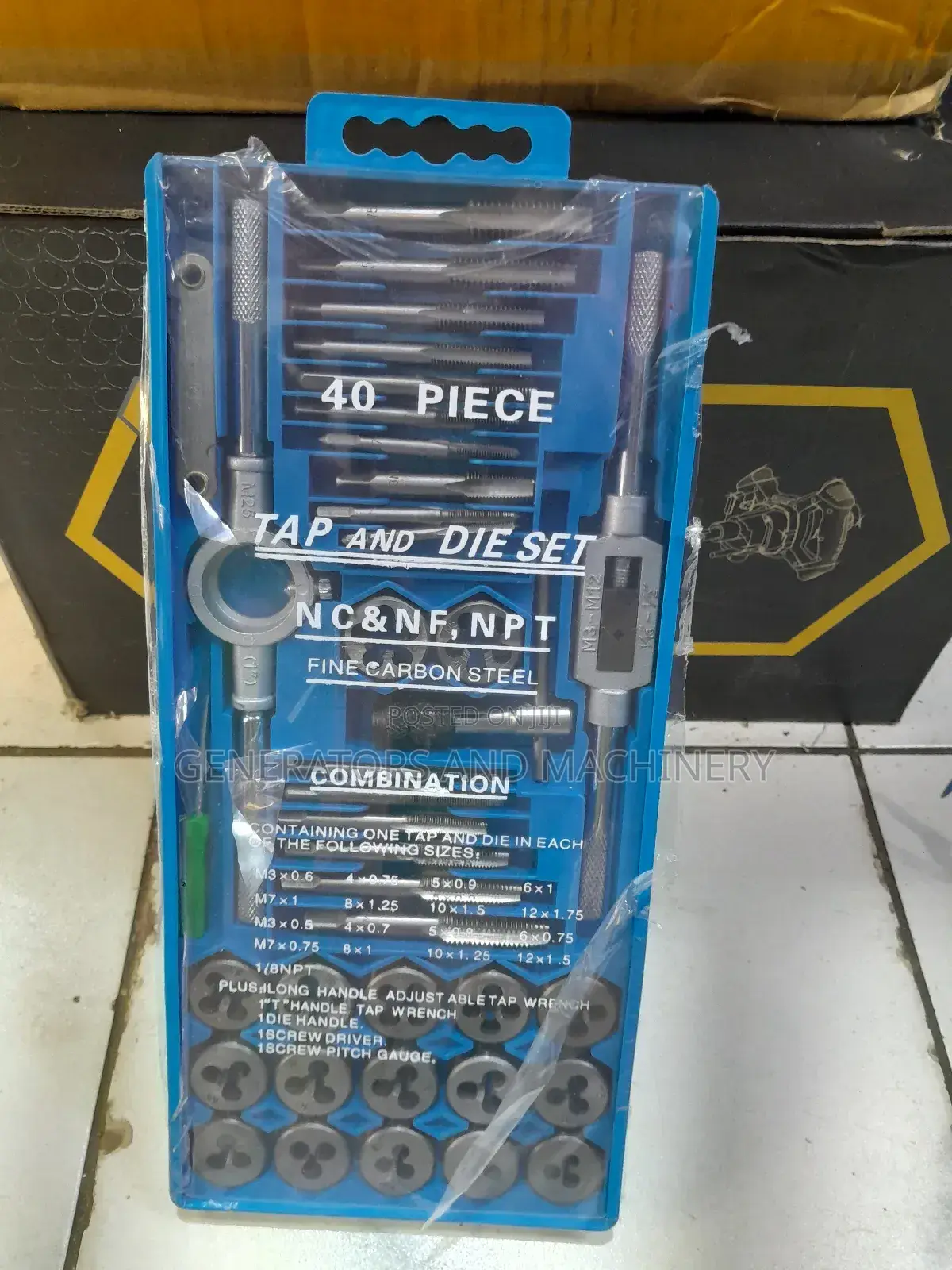 Quality 40 Piece Tap and Die Set