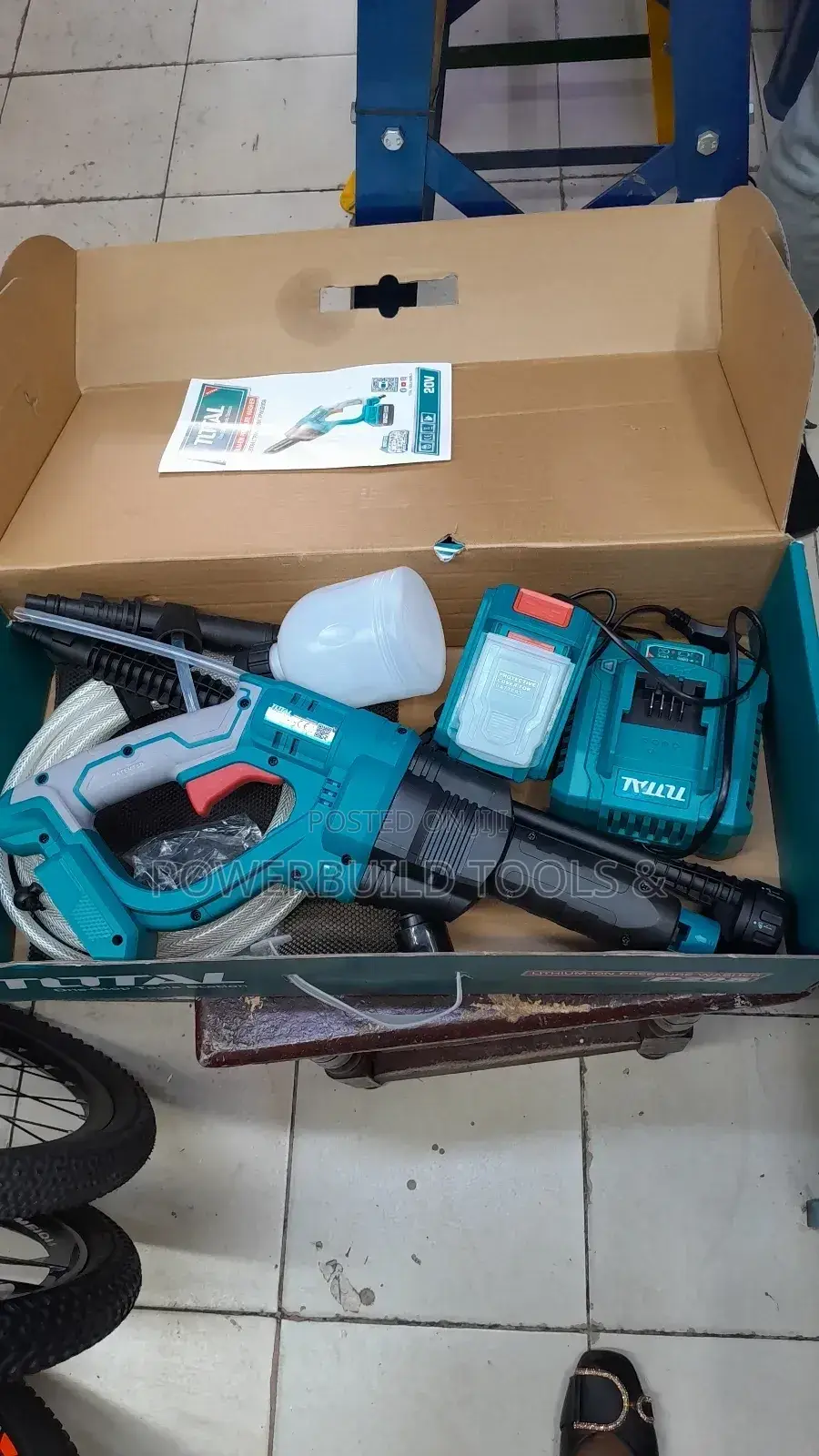 20V Cordless Pressure Washer Total Brand
