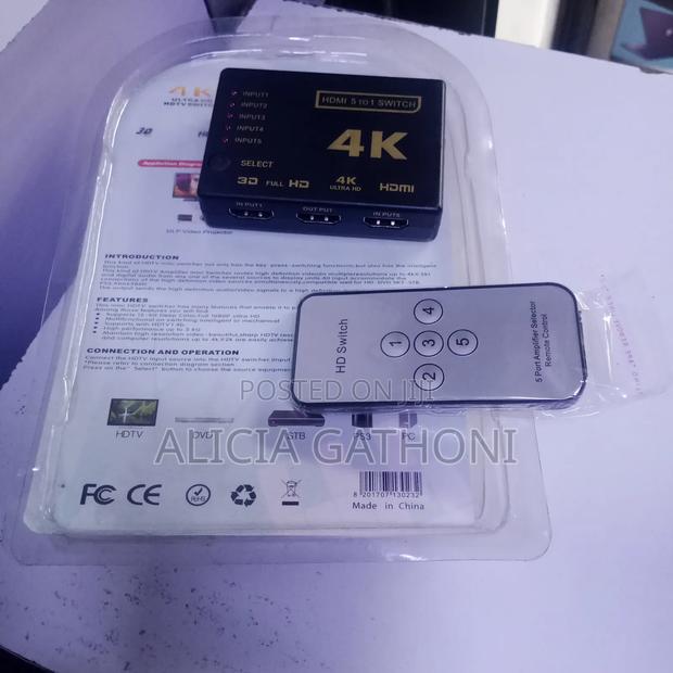  Ultrahd HDMI Switch 5 to 1 Switch