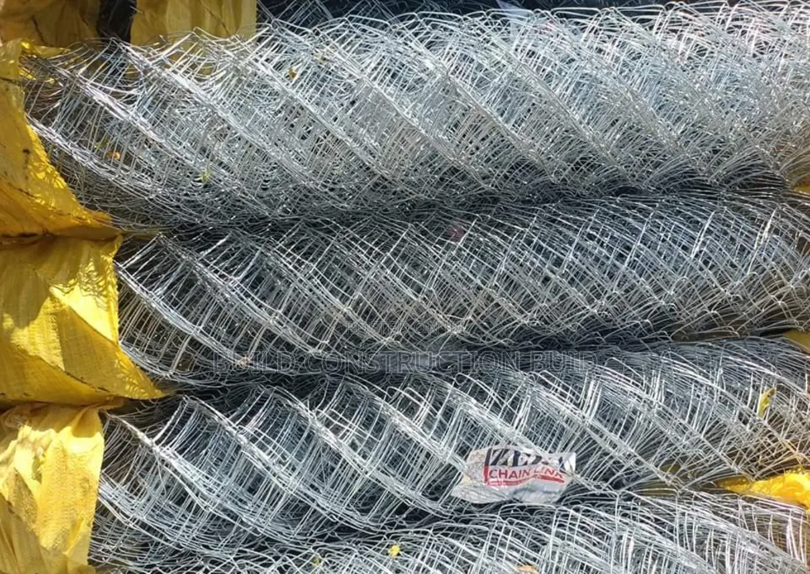 Galvanised Fencing Chainlink Support.