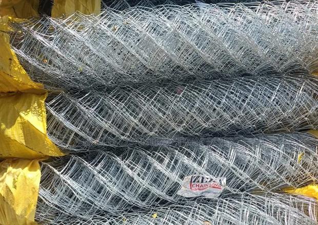 Galvanised Fencing Chainlink Support.