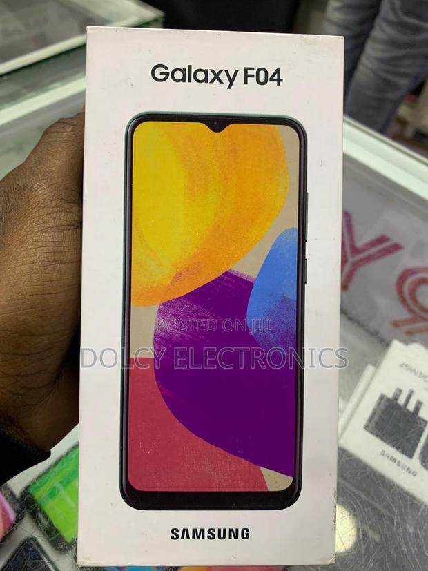 New Samsung Galaxy F04 64 GB Black - main view