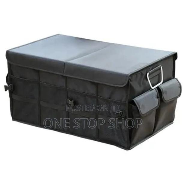 Black Boot Organizers With Multiple Side Pockets - thumbnail 2