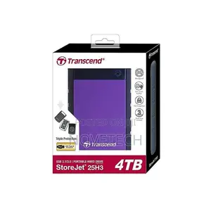 Transcend 4TB Storejet External Portable Hard Drive
