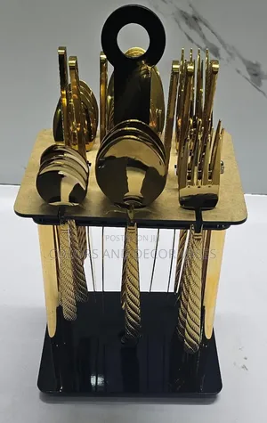 Gold Cutlery Set