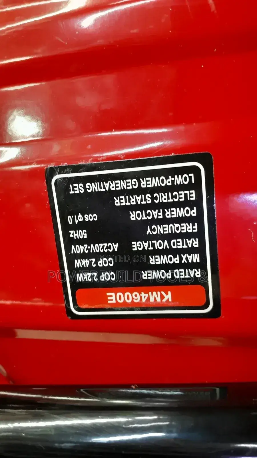 2.4KVA Portable Generator KMAX Brand