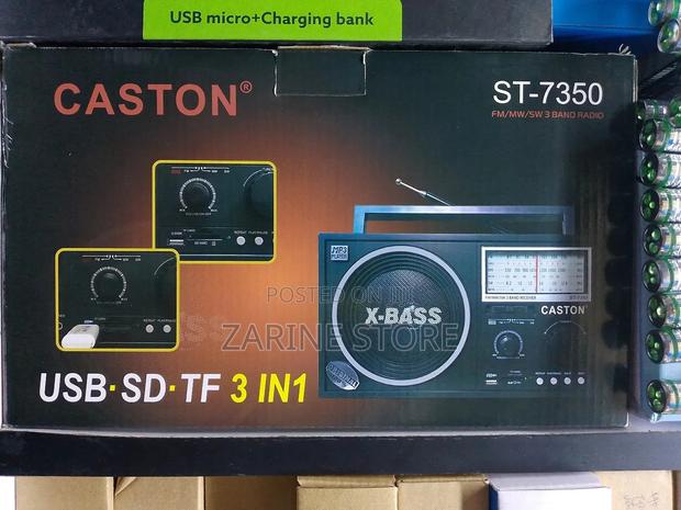 Caston ST-7350 Portable Bluetooth Speaker, USB, Sd, Tf Port - main view