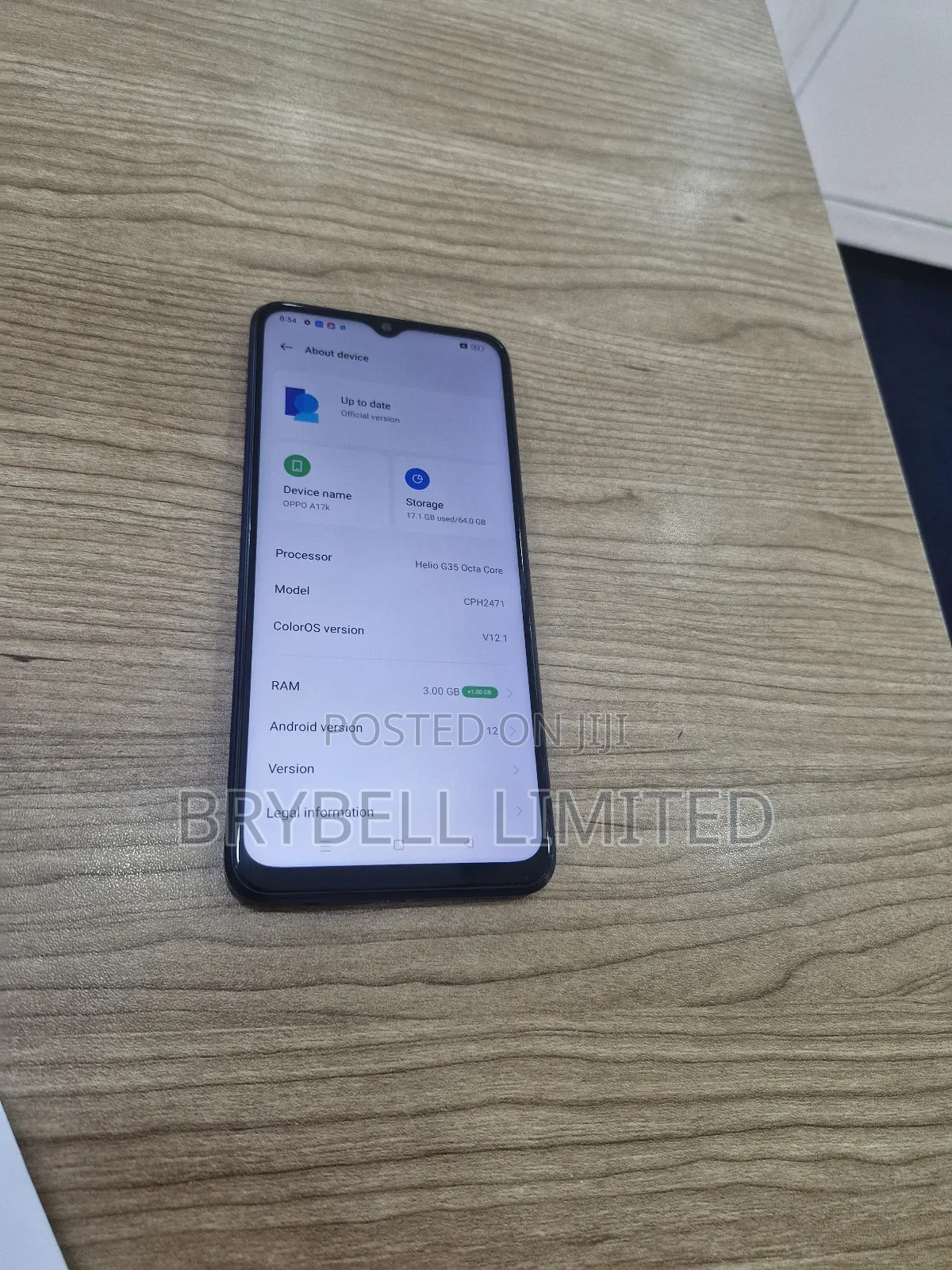 Oppo A17K 64 GB Blue
