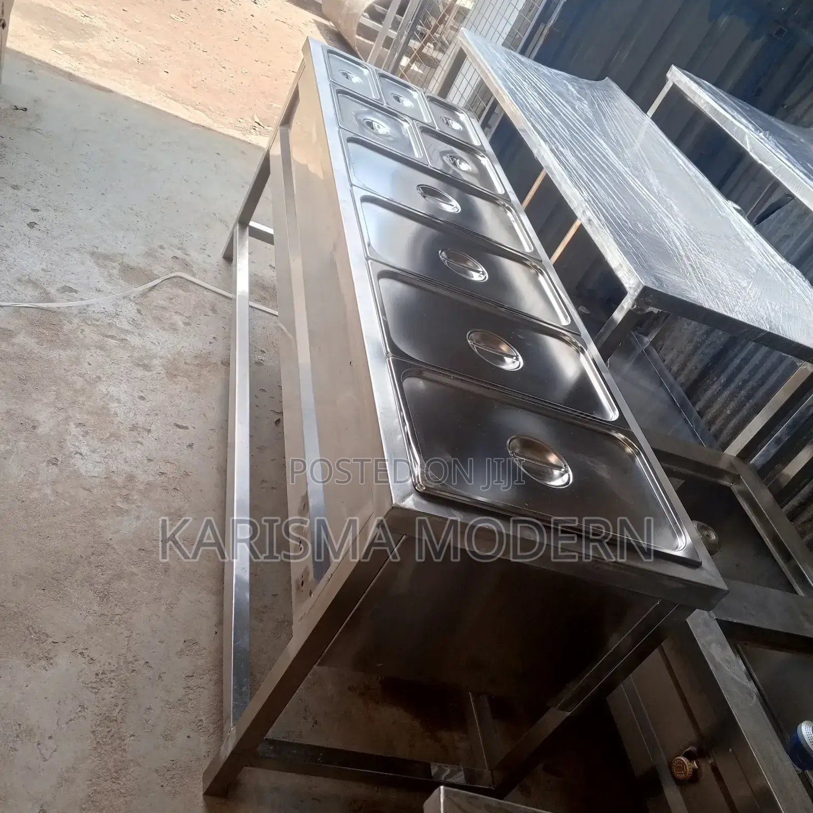 Corrosion Proof Stainless Steel Open Food Warmers