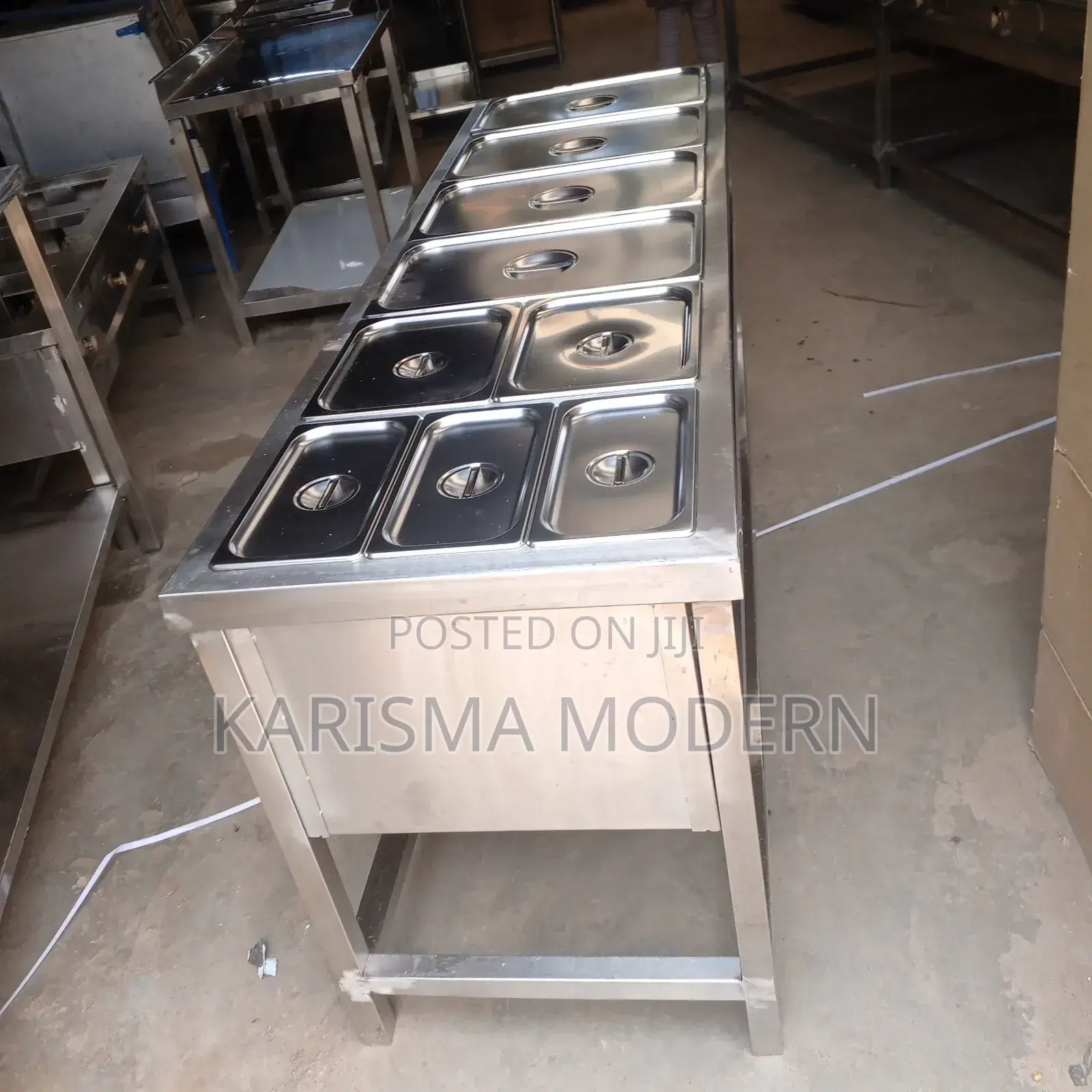 Corrosion Proof Stainless Steel Open Food Warmers