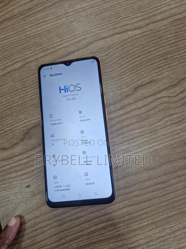 Tecno Pop 7 64 GB Yellow - thumbnail 3
