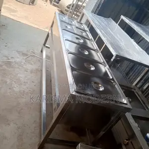 Most Stained Stainless Steel Open Food Warmers