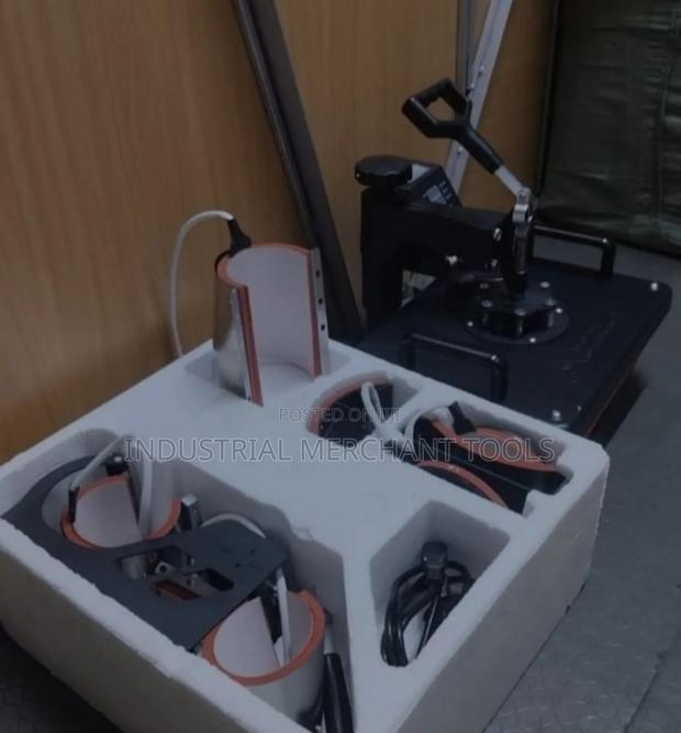 Equipped 8 in 1 Combo Heat Press Machine - main view