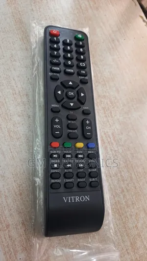Replacement Remote for Vitron Digital Tv. Free Batteries.