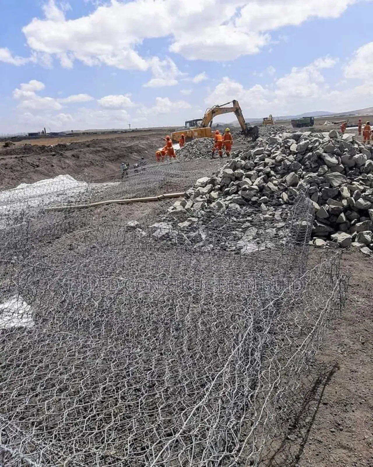 Woven Gabion Baskets/Gabion Boxes.